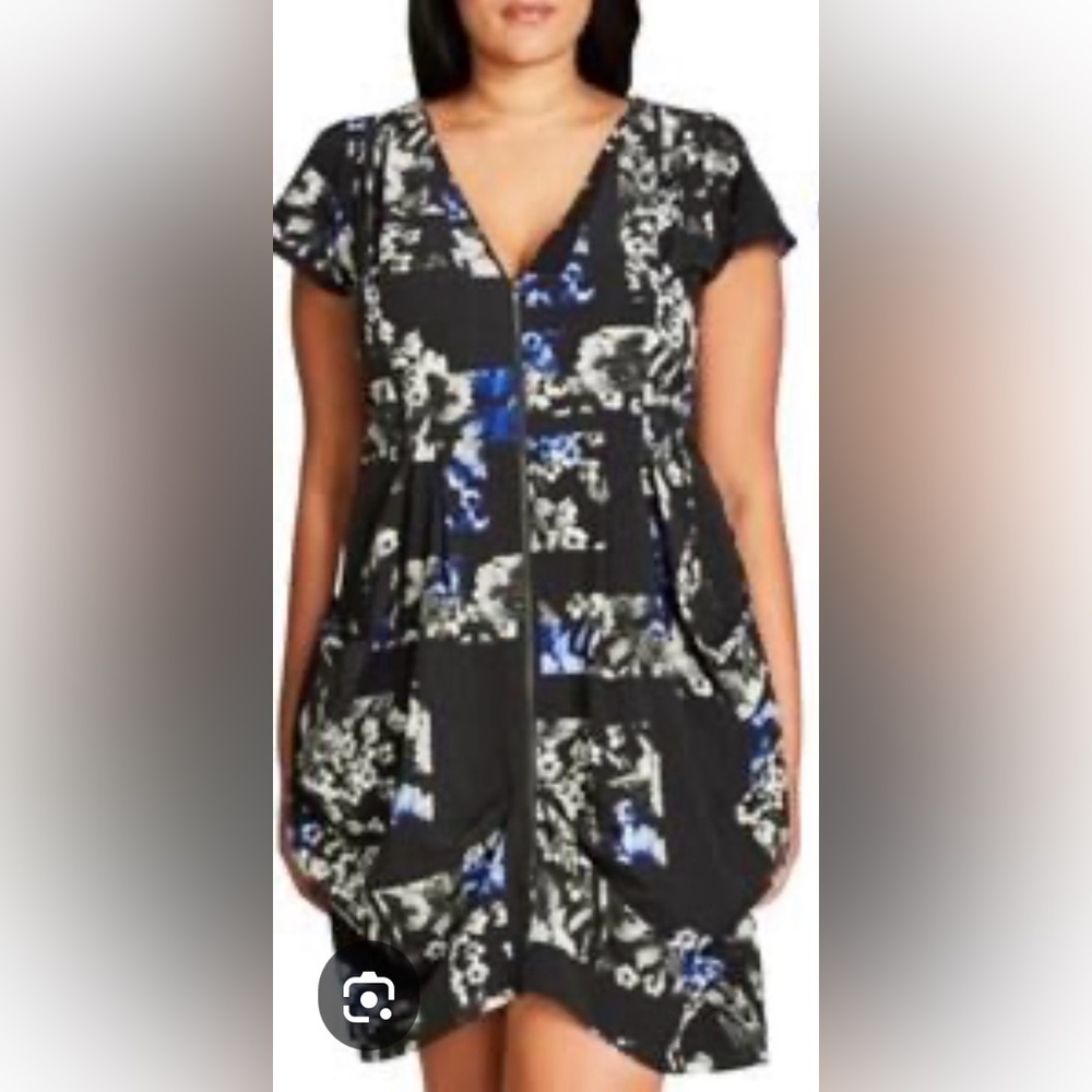 🦋City Chic flattering and pretty dress/tunic.